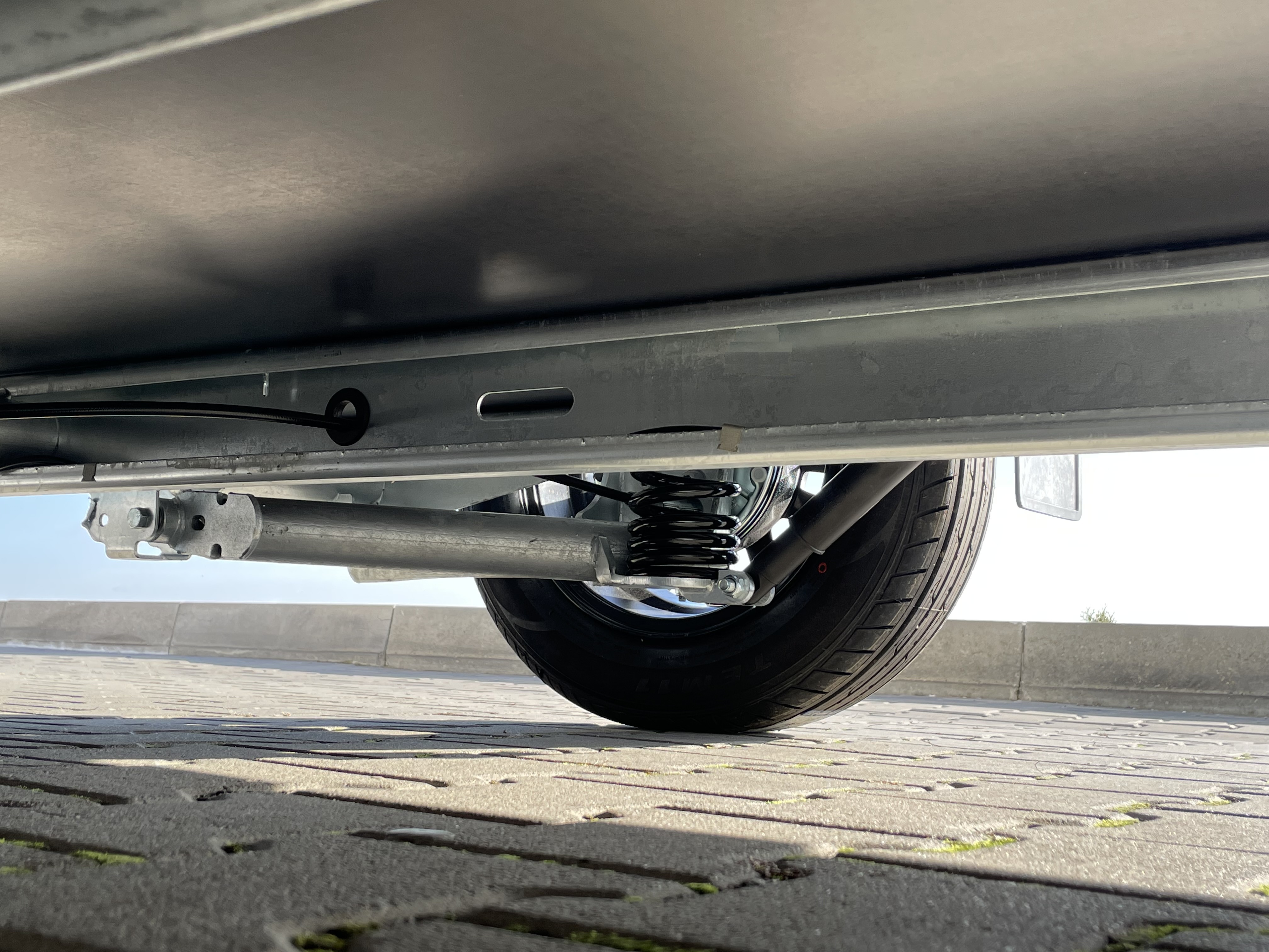Nezávislé zavěšení Pullman 2 u přívěsu Debon Cargo